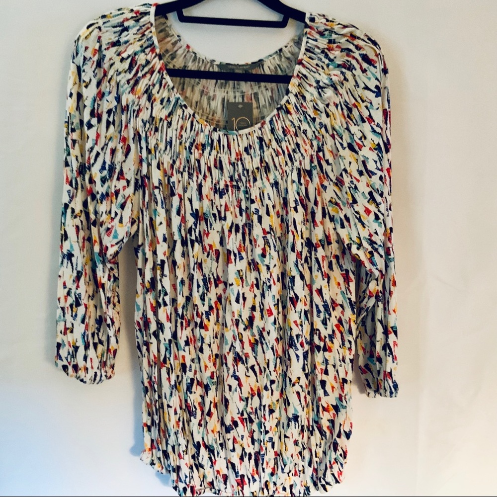 Daisy Fuentes Long Sleeve Knit Top